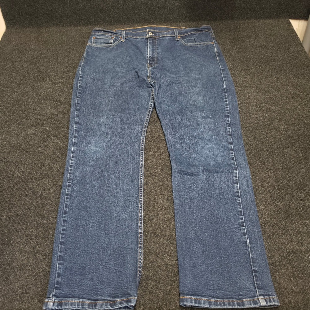 Levis 514 Straight Fit Jeans Mens 40x30 Medium Wash Blue Denim 00514-0927